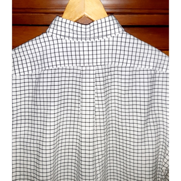 Ralph Lauren Tattersail Long-Sleeve Oxford Shirt- White/Black - Picture 7 of 15
